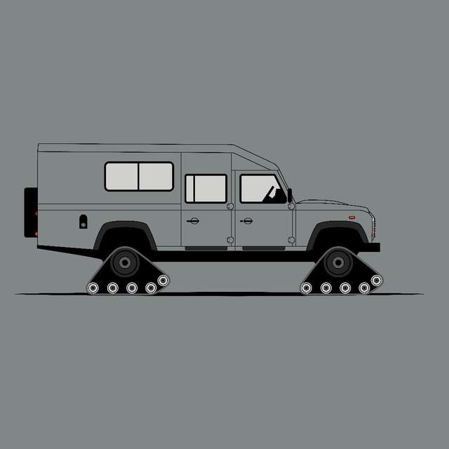 Для фанатів Land Rover Defender: дизайнер показав понад три сотні крутих артів - фото 331227