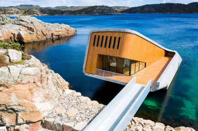 У Норвегії відкрили перший в Європі підводний ресторан - фото 331500