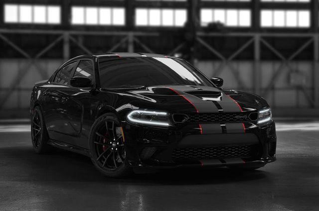 Dodge випустив 'похмуру' версію седана Charger SRT Hellcat - фото 332109