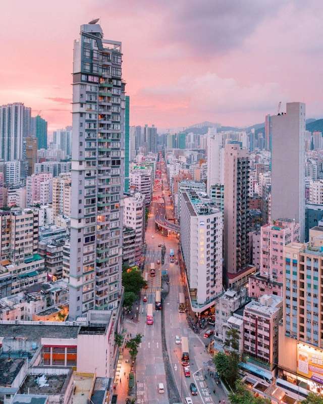 Величний Гонконг показали з висоти пташиного польоту - фото 332436