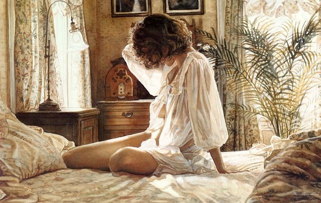 Сексуальні дівчата, намальовані аквареллю - фото 333037