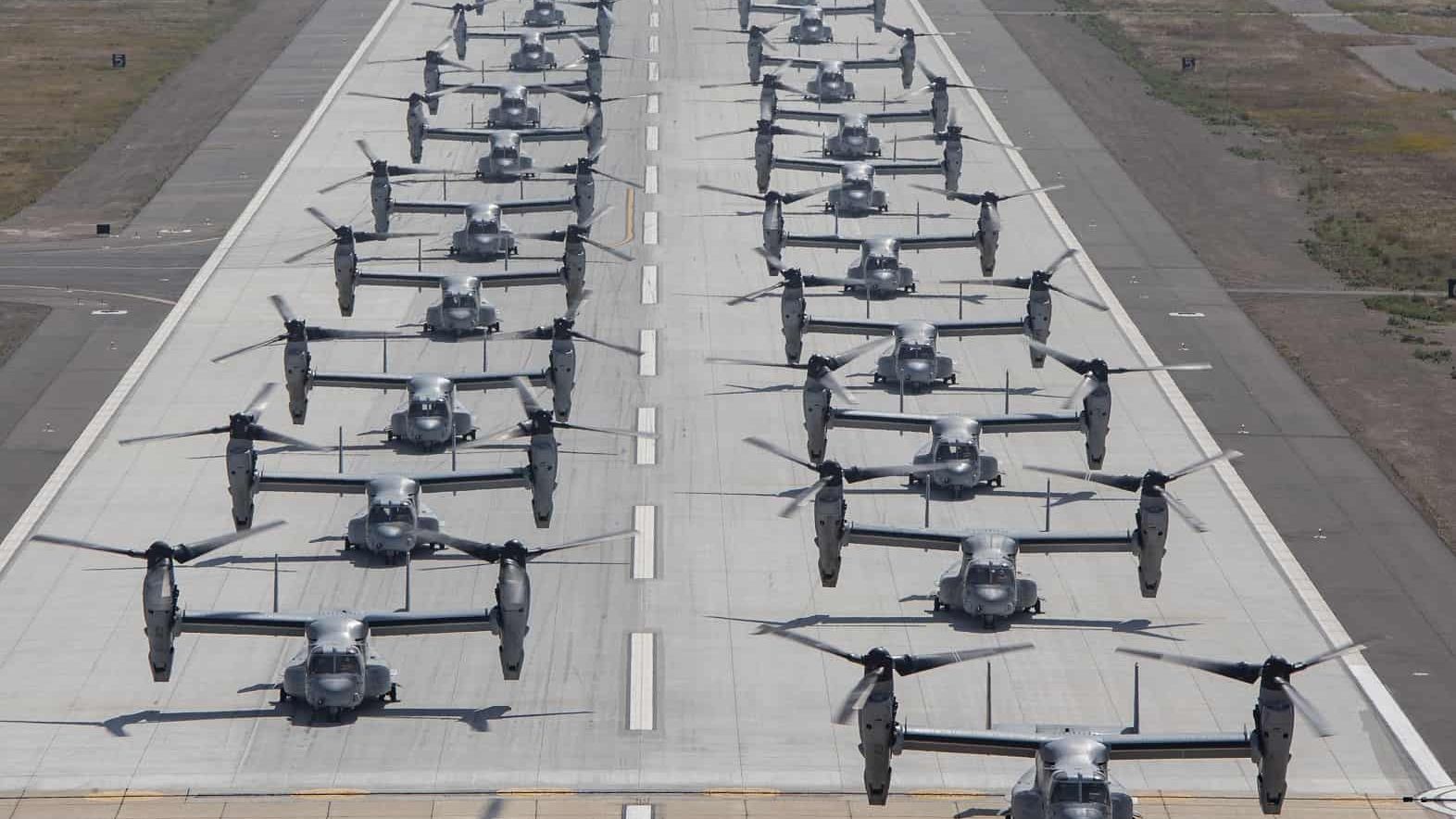 У США показали масовий зліт конвертопланів: вражаюче відео