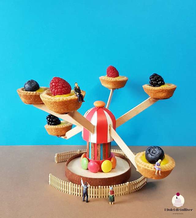 Кондитер перетворює десерти в мініатюрні світи: смачні знімки - фото 334953
