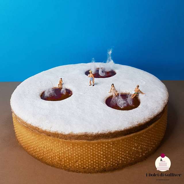 Кондитер перетворює десерти в мініатюрні світи: смачні знімки - фото 334971