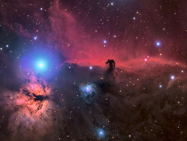 The Horsehead and Flame Nebula ('Туманності Кінська Голова і Полум'я') / Connor Matherne - фото 335499