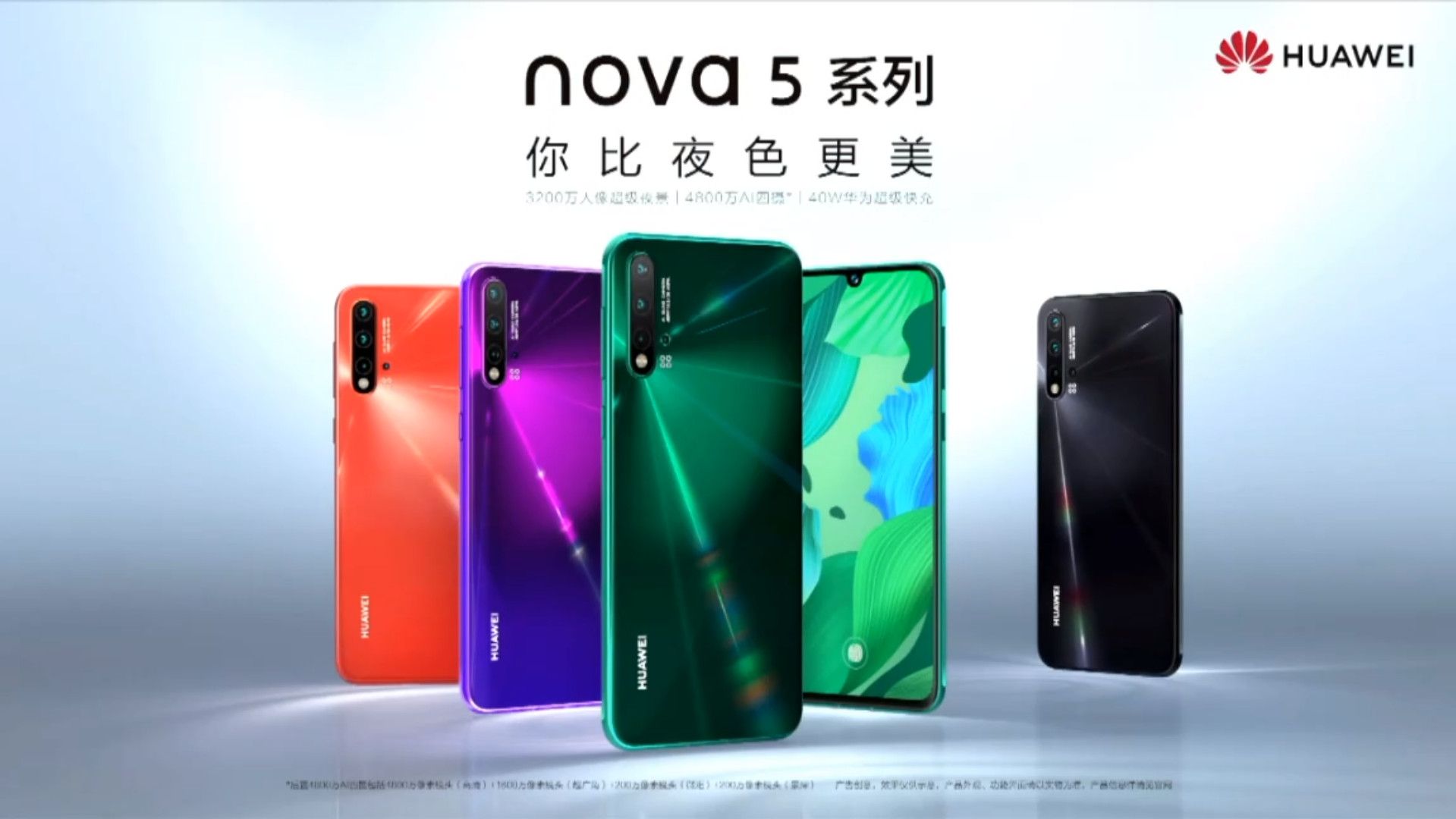 Nova 5: Huawei офіційно показала смартфони