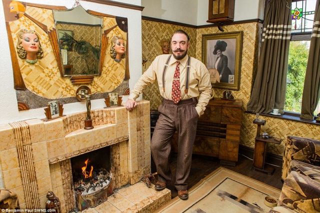 Британець трансформував свою квартиру у стилі 1930-х років - фото 335855