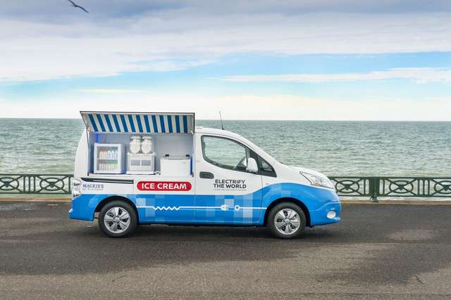 Nissan зробив електричний фургон для морозива - фото 336017
