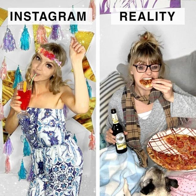 Інстаграм і реальність: красуня з Німеччини висміює популярні фото - фото 337139