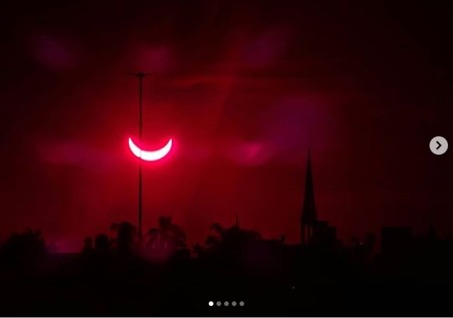 Сонячне затемнення 2019 показали в яскравих знімках - фото 338023