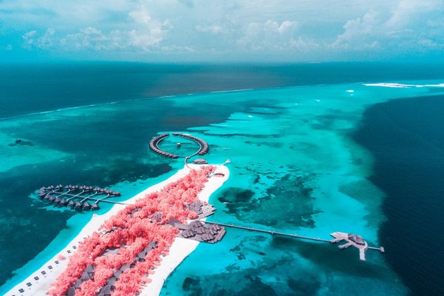 Фантастичні Мальдіви з висоти пташиного польоту: фото - фото 340537