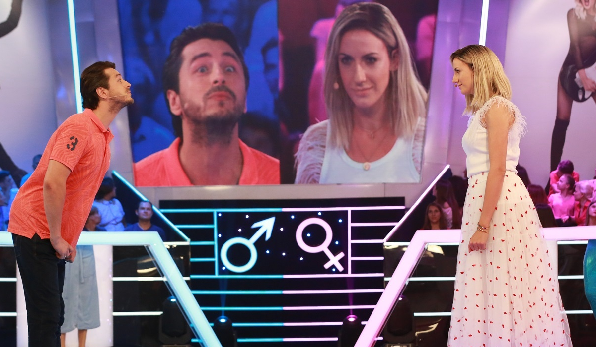 Сергій Притула і Леся Нікітюк у "Хто зверху" - фото 1