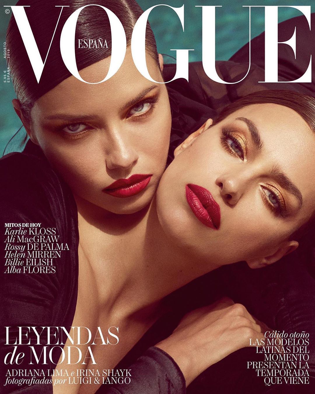 Ірина Шейк прикрасила обкладинку Vogue разом зі своїм 'двійником' - фото 341792