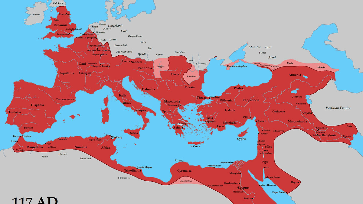 Карта Римської імперії - фото 1