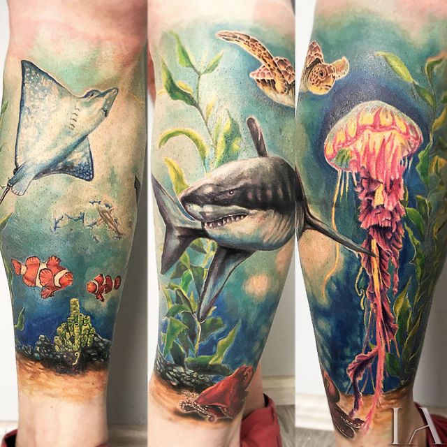 Тату з тваринами від турецького художника: фото - фото 342593