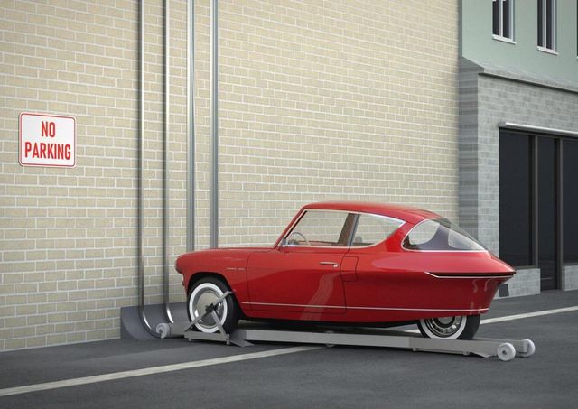 Автомобіль-павук: в Естонії показали машину, яка паркується на стінах - фото 342691