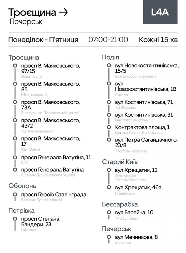 Uber Shuttle запустив четвертий маршрут в Києві - фото 343145