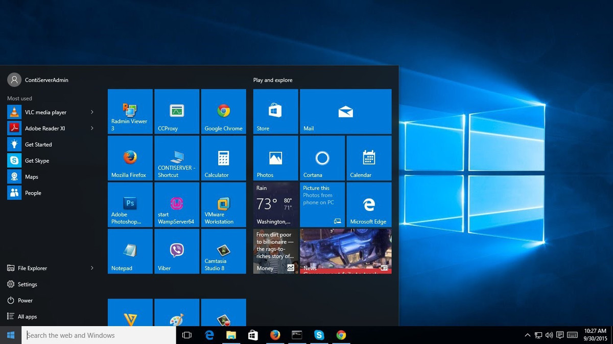 Нове меню Пуск у Windows 10 - фото 1