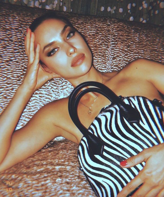 Ірина Шейк знялася топлес для реклами сумок - фото 344517