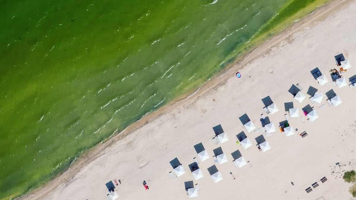 Порожні пляжі Криму показали з висоти пташиного польоту