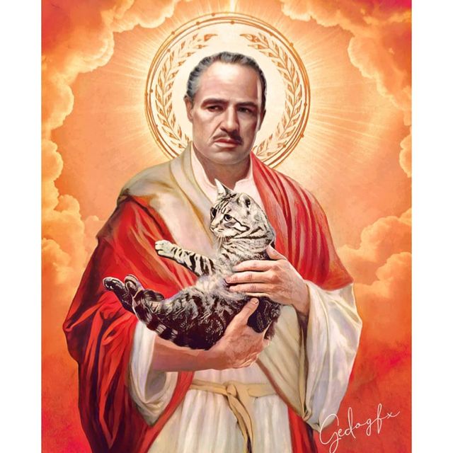 Справжні апостоли: митець перетворює відомих персонажів кіно на святих - фото 346778