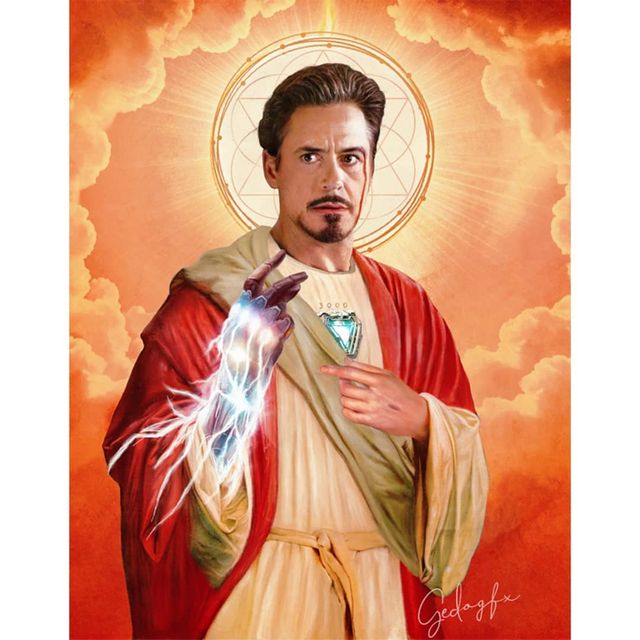 Справжні апостоли: митець перетворює відомих персонажів кіно на святих - фото 346782