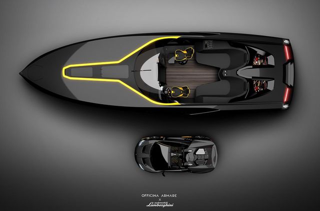 Так міг би виглядати швидкісний катер з дизайном Lamborghini - фото 347558