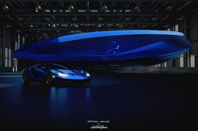 Так міг би виглядати швидкісний катер з дизайном Lamborghini - фото 347559