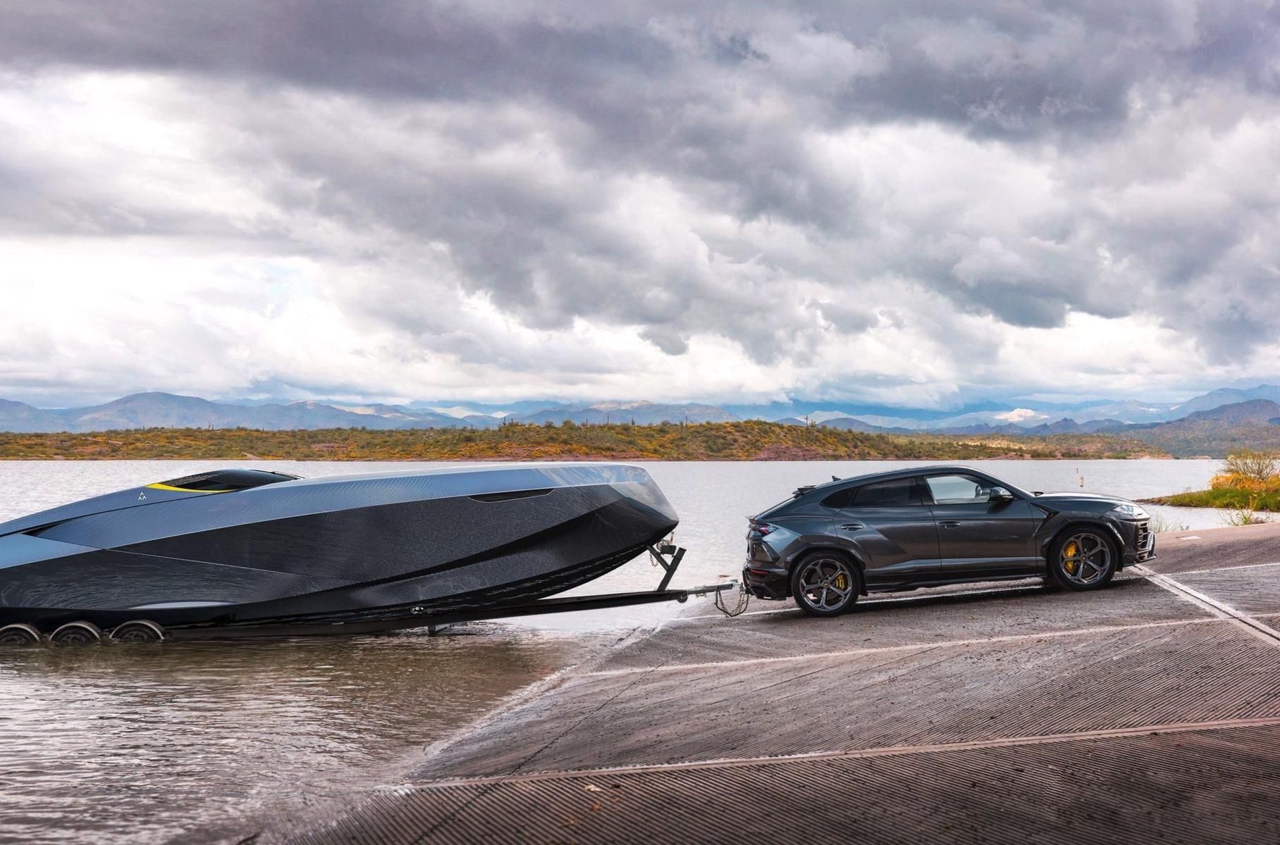 Так міг би виглядати швидкісний катер з дизайном Lamborghini