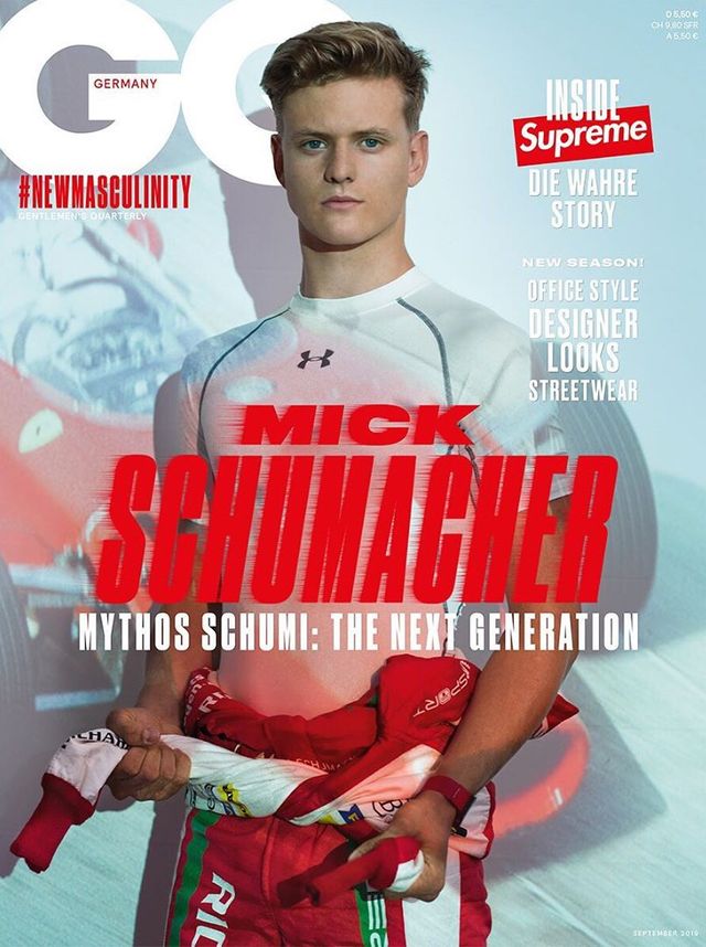 Красунчик: 20-річний син Міхаеля Шумахера вперше прикрасив глянець - фото 347903