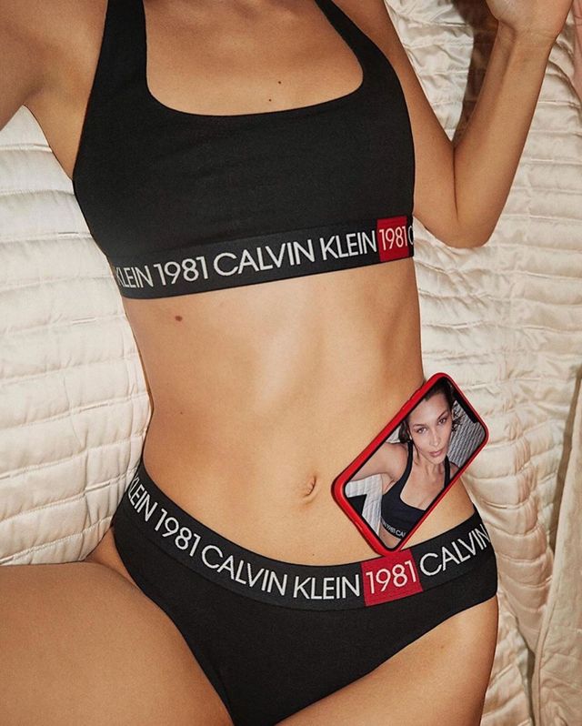 Зваблива Белла Хадід показала гарячі фото у білизні - фото 348845