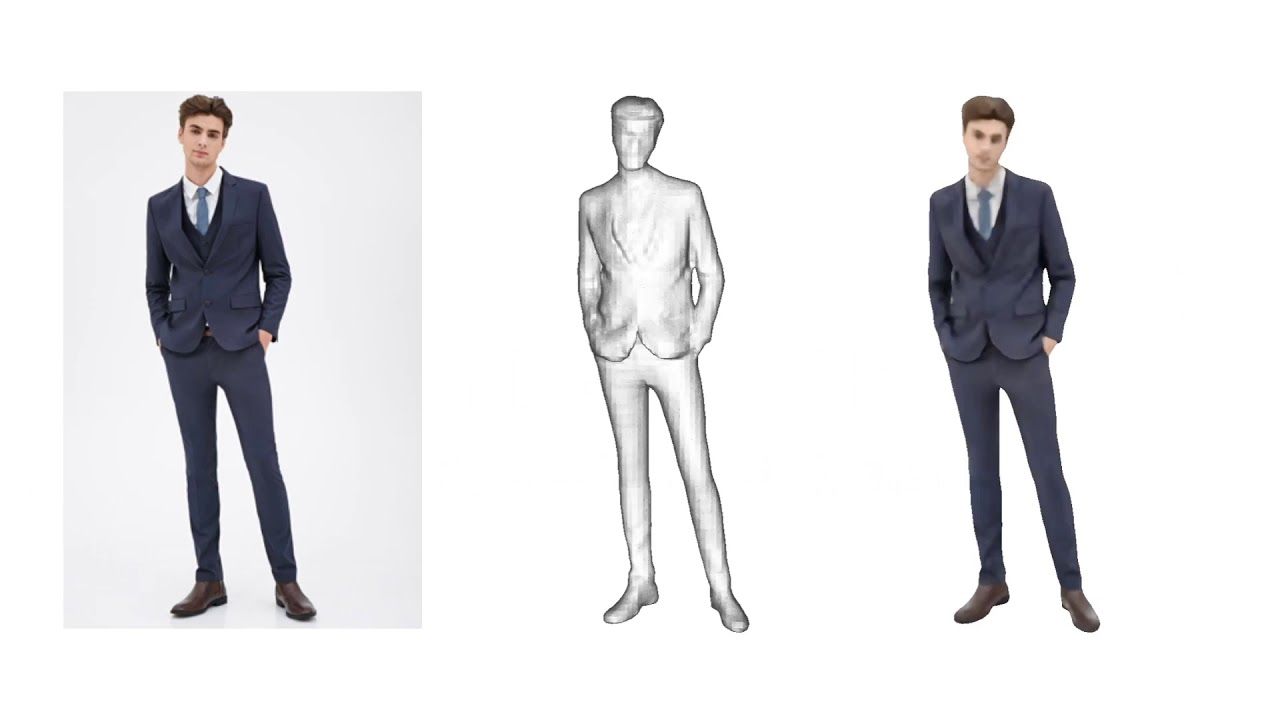 Штучний інтелект відтворив фігуру людини з фотографії