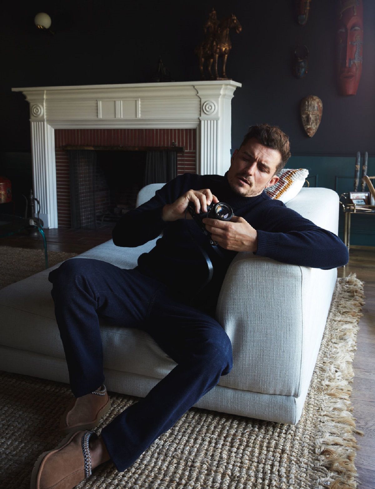 Орландо Блум у журналі flaunt - фото 1