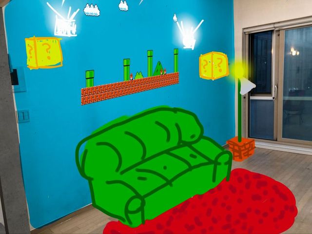 Фанат Super Mario облаштував кімнату в стилі відеогри - фото 352908