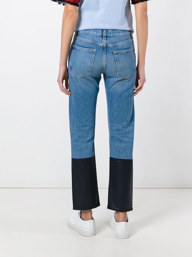 Двоколірні джинси: новий тренд у Instagram - фото 353098