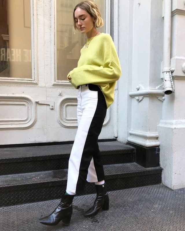 Двоколірні джинси: новий тренд у Instagram - фото 353102