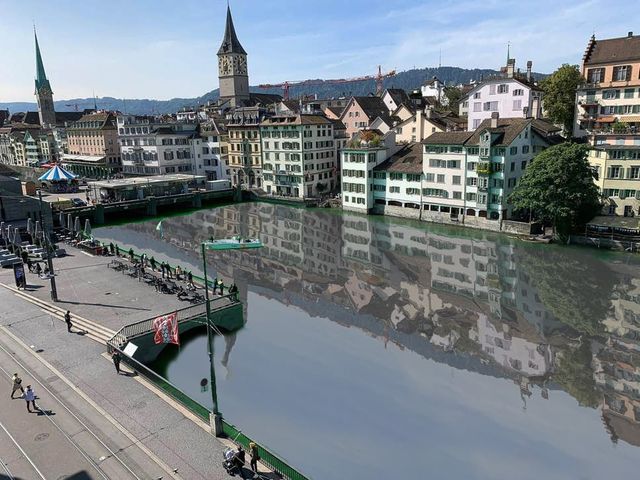 Користувачі мережі висміяли 'зелену' річку в Цюриху: кумедні меми - фото 354649