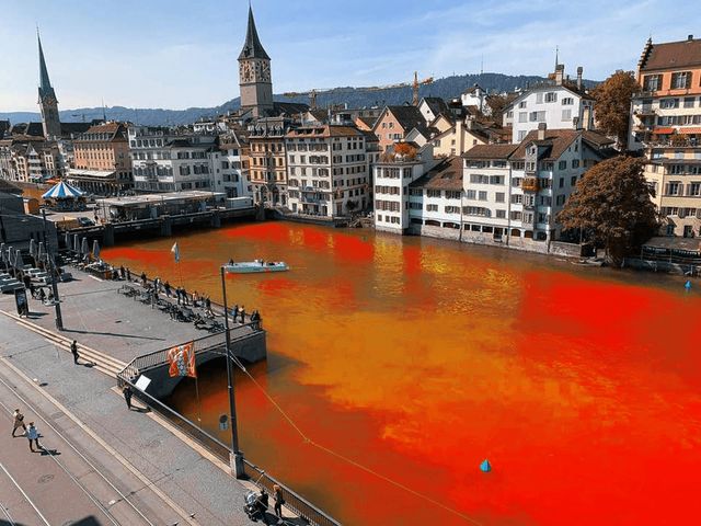 Користувачі мережі висміяли 'зелену' річку в Цюриху: кумедні меми - фото 354650