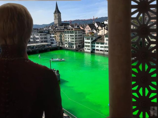 Користувачі мережі висміяли 'зелену' річку в Цюриху: кумедні меми - фото 354654