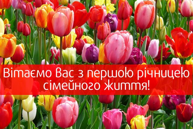 Ситцеве весілля: привітання з 1 річницею одруження і найкращі подарунки парі - фото 354712