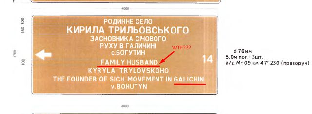 Бої – boys: на Львівщині встановили знаки із дивним перекладом англійською - фото 355590