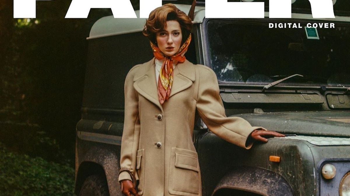 Модель-трансгендер з'являлася на обкладинці глянцю в образі Єлизавети II