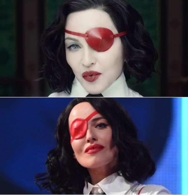 Даша Астаф'єва повторила провокаційний образ Мадонни - фото 355903