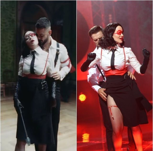 Даша Астаф'єва повторила провокаційний образ Мадонни - фото 355905