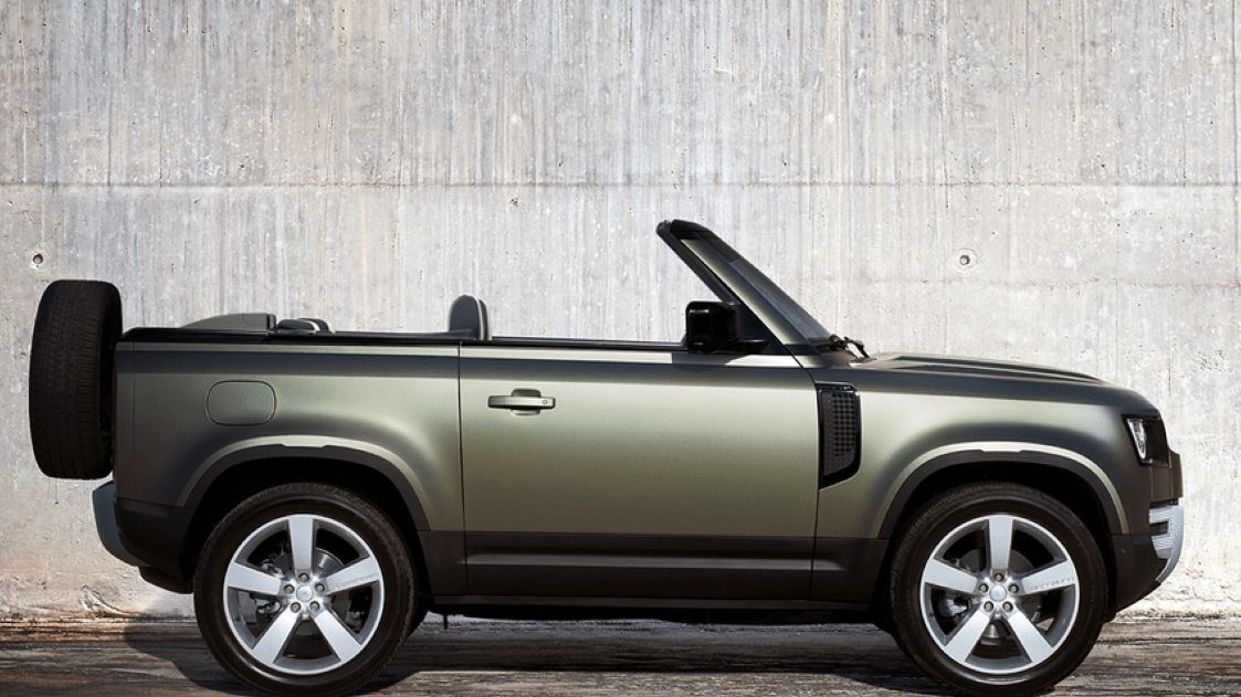 У мережі показали незвичайний кабріолет Land Rover Defender
