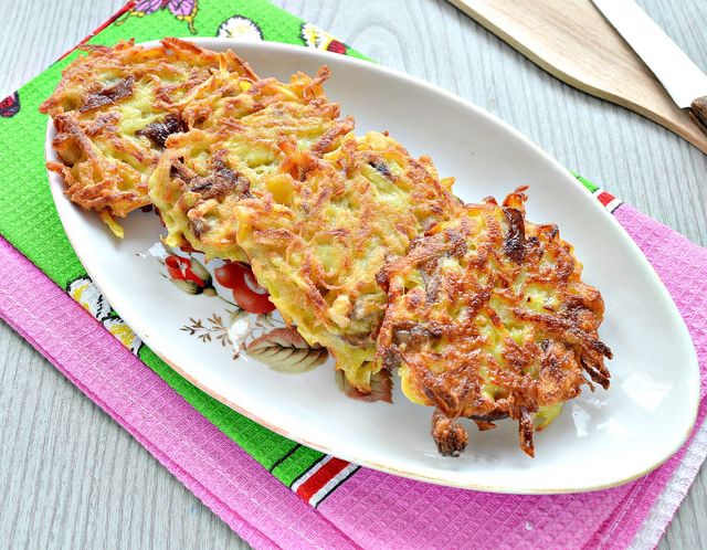 Деруни з грибами - фото 356411