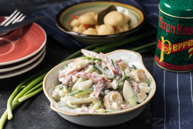 Салат з грибів і курки - фото 356413