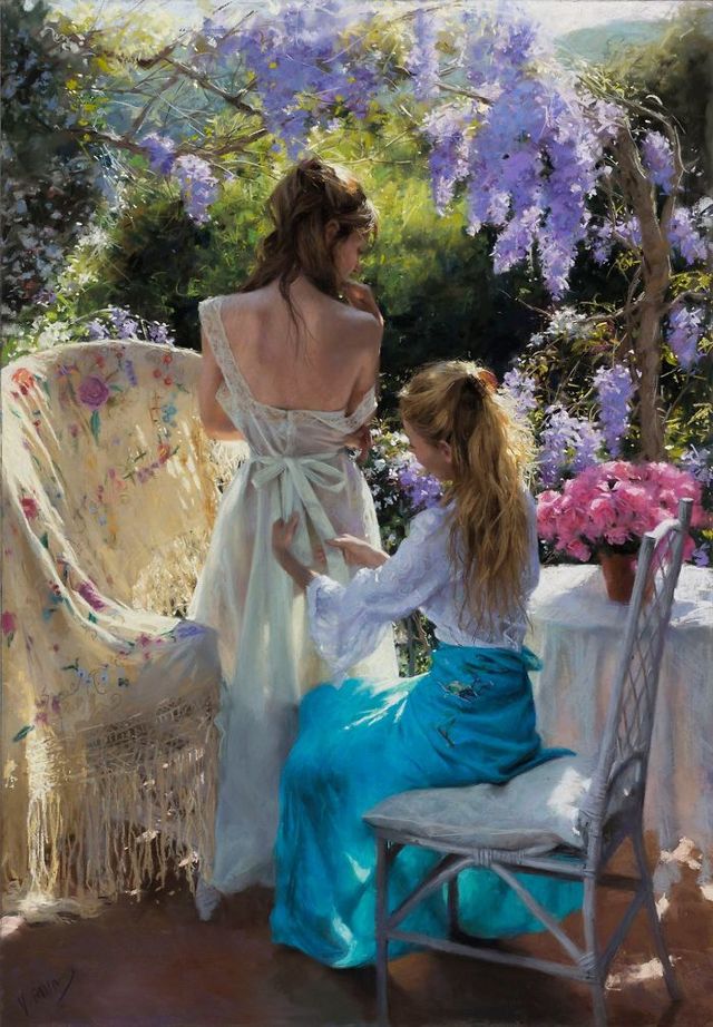 Іспанець показує інтимні моменти жінок через реалістичні картини: фото - фото 357903