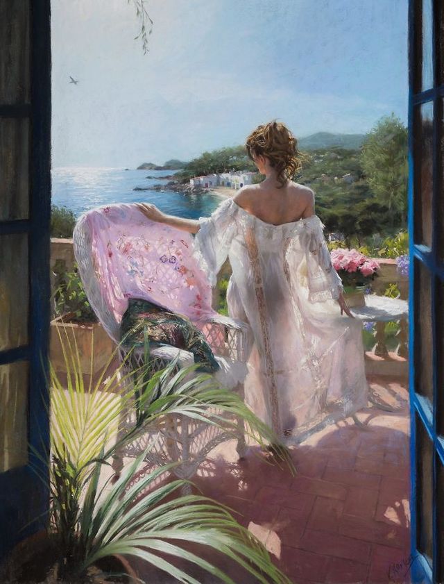 Іспанець показує інтимні моменти жінок через реалістичні картини: фото - фото 357904