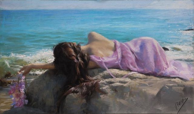 Іспанець показує інтимні моменти жінок через реалістичні картини: фото - фото 357905